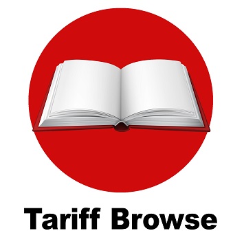 Click on the section and chapter to view tariff codes.
